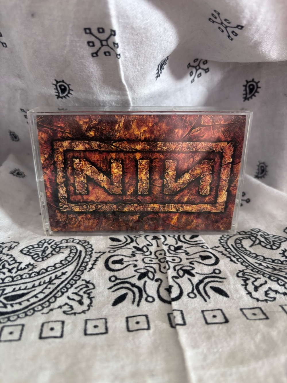 NIN Vinyl Record - Red/Orange Album Cover